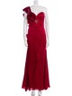 Hugo Espina One-Shoulder Long Dress