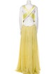 Hugo Espina Scoop Neck Long Dress