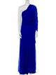 Hugo Espina One-Shoulder Long Dress