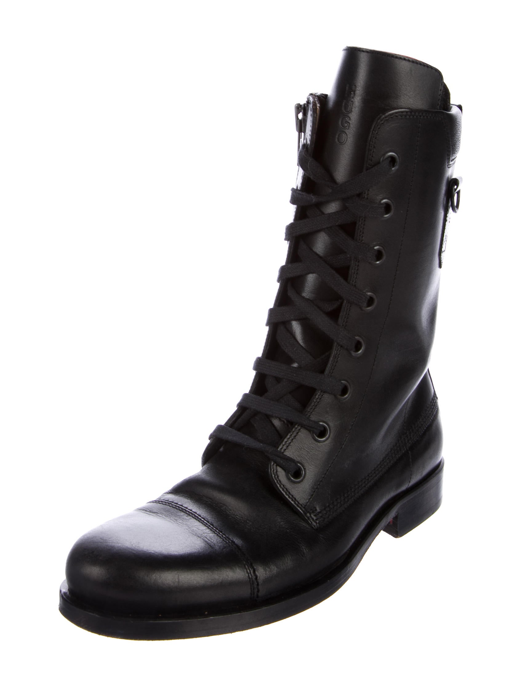 hugo boss combat boots