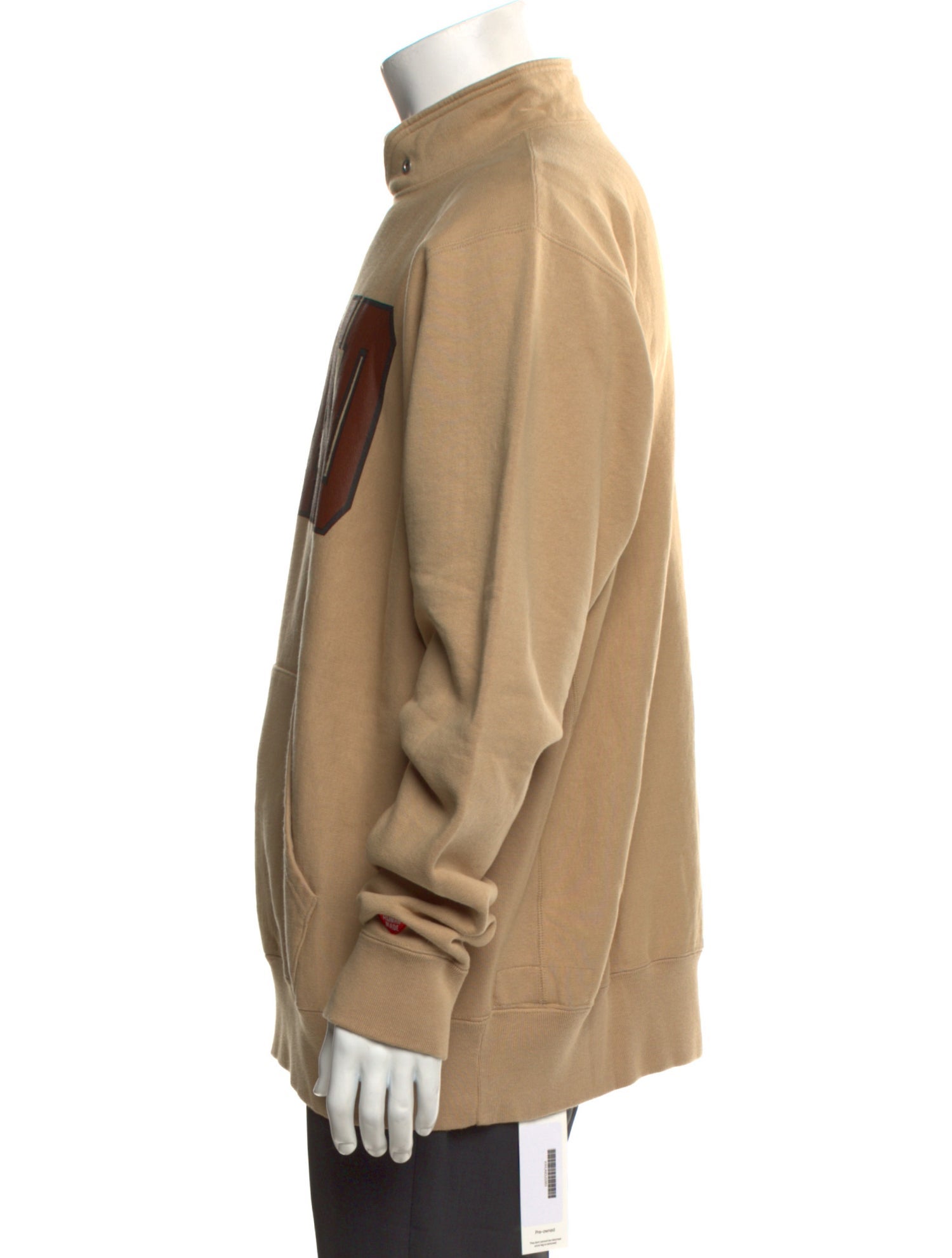 Human Made Mock Neck Logo Graphic Print Sweatshirt