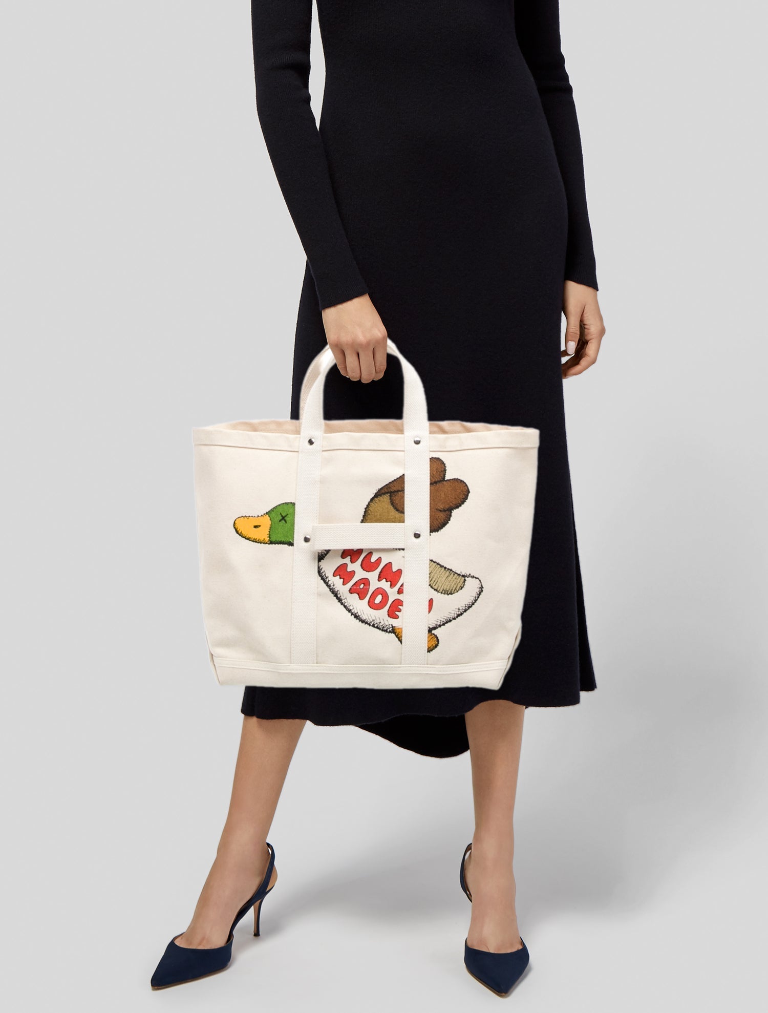 Phoebe Philo Leather Kit Cabas Small 2024 - Black Totes