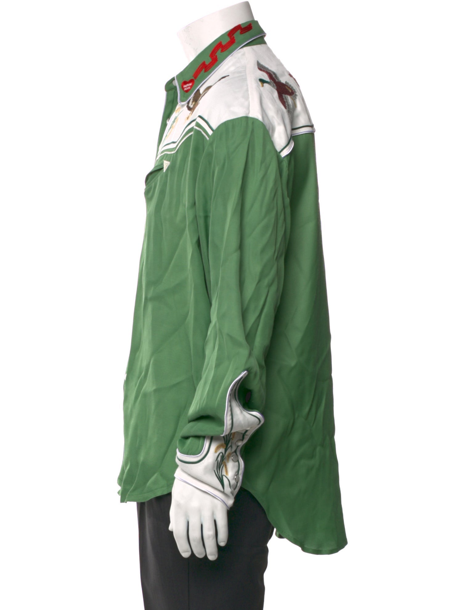 Human Made Graphic Print Long Sleeve Western Shirt