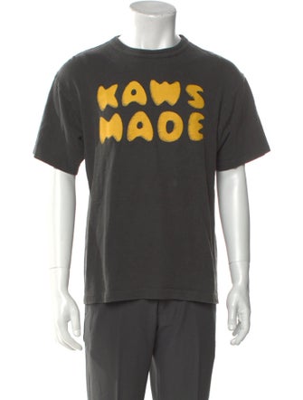Human Made x KAWS Graphic Print Crew Neck T-Shirt