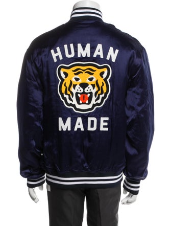 Human Made Graphic Print Varsity Jacket