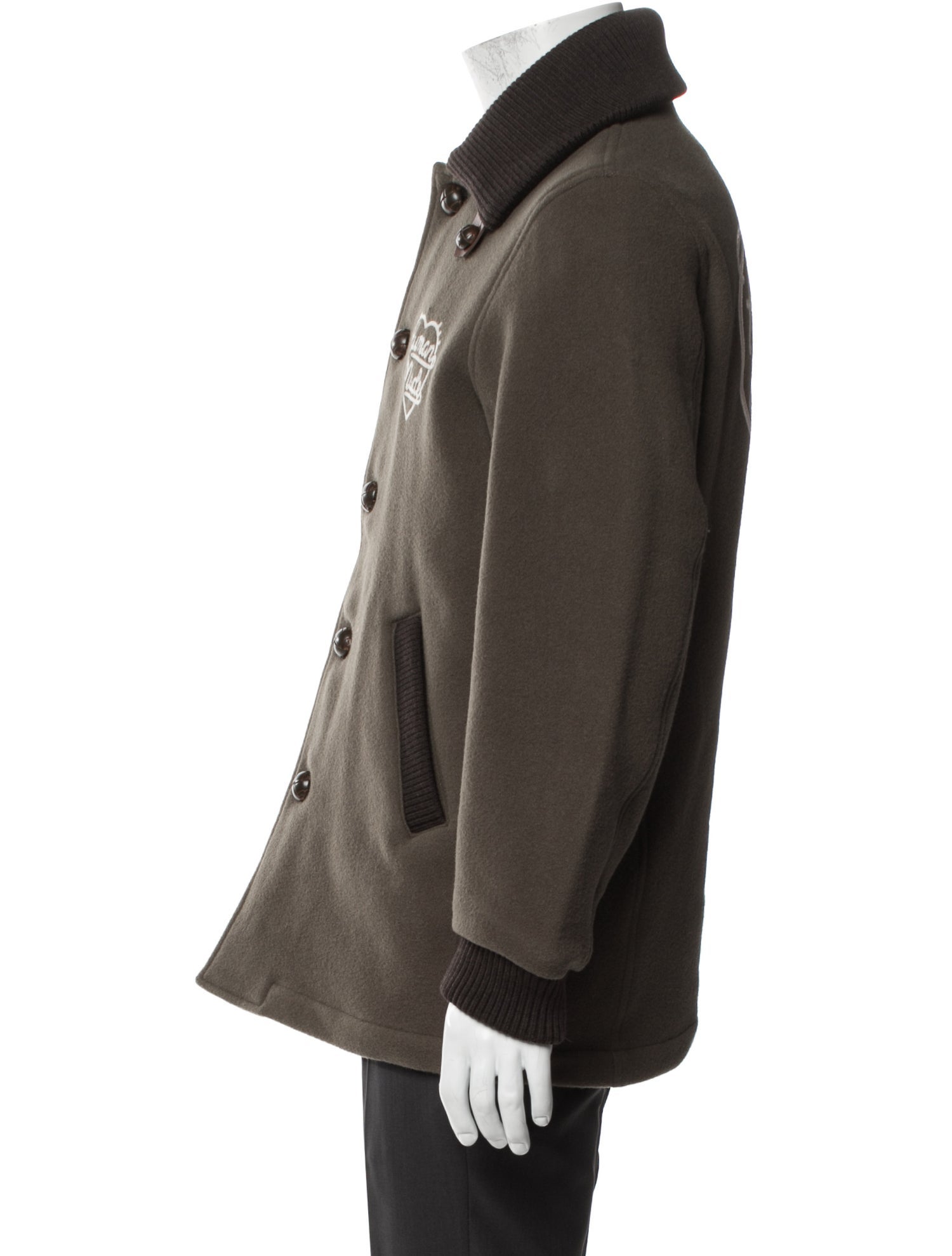 Human Made Wool Graphic Print Varsity Jacket