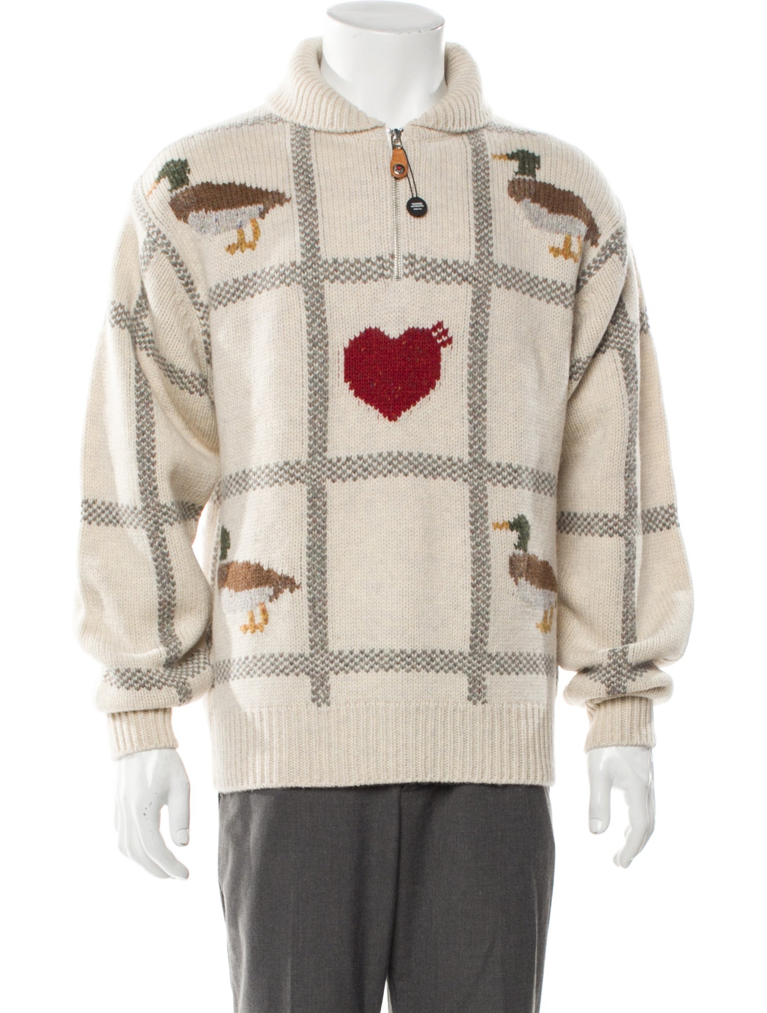 Human Made Wool Printed Cardigan