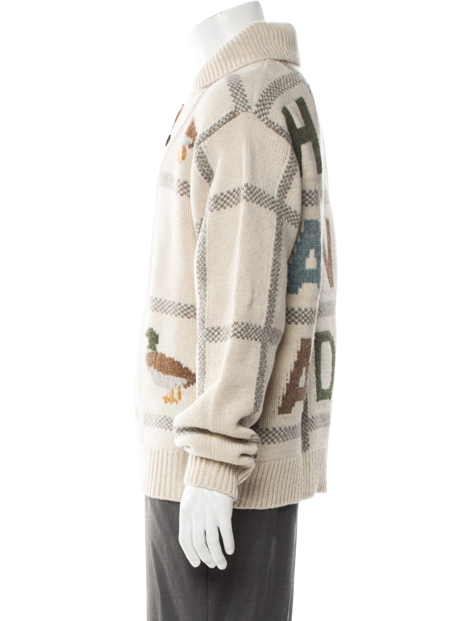Human Made Wool Printed Cardigan