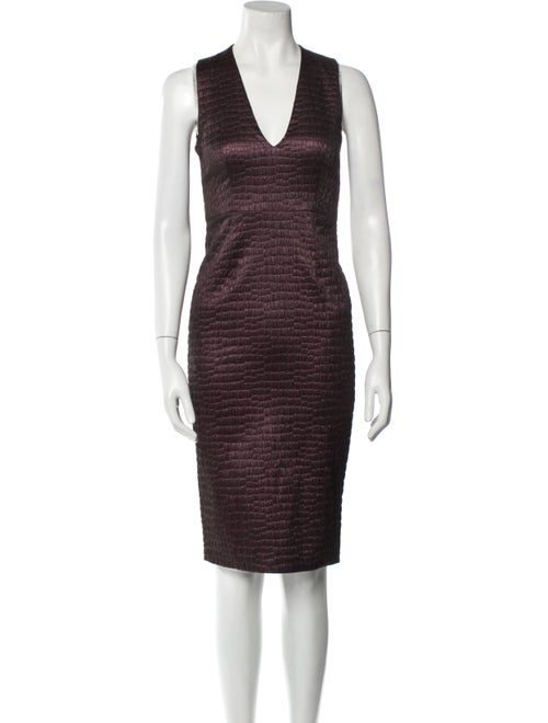 Hunter Bell V-Neck Midi Length Dress