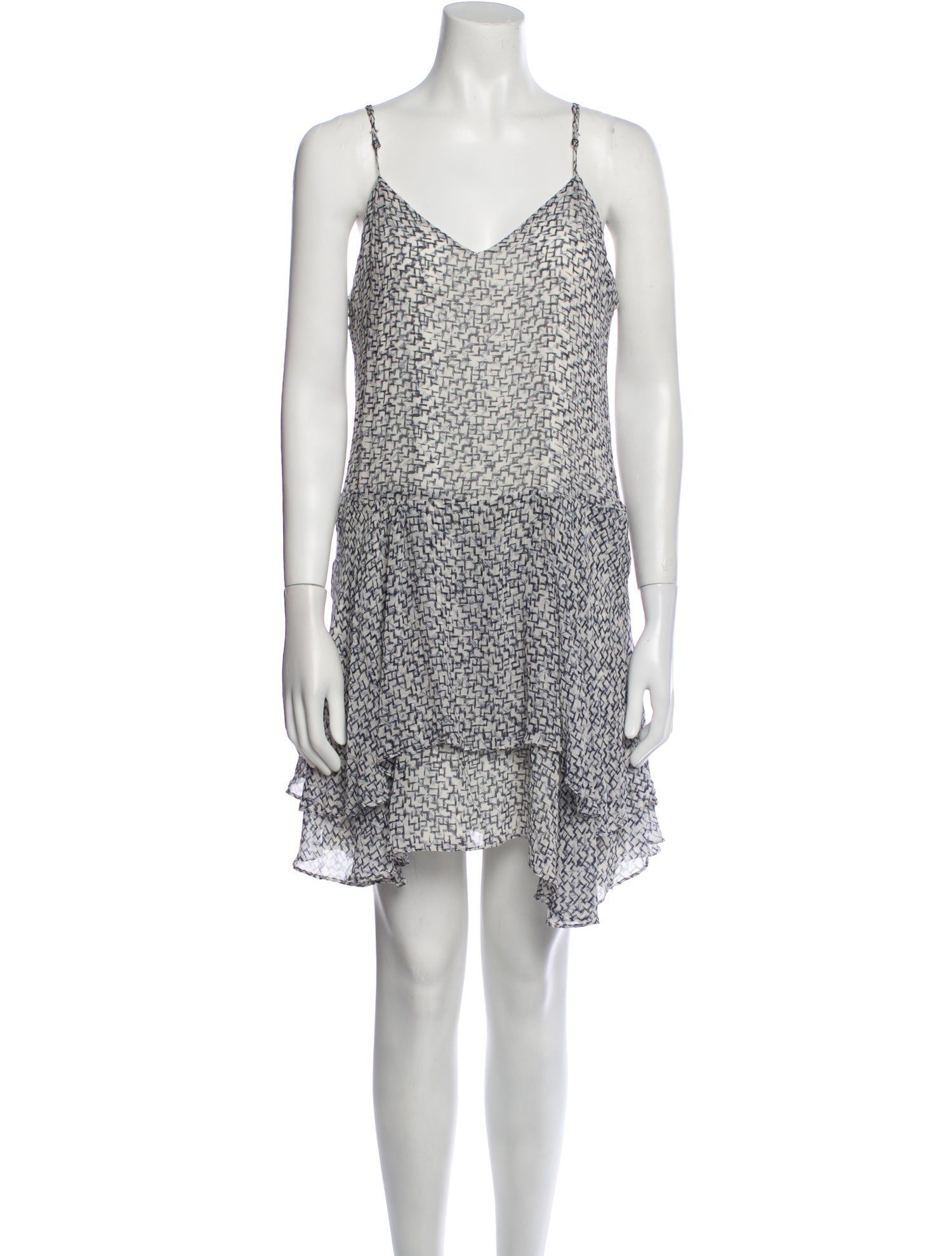 Hunter Bell Printed Mini Dress