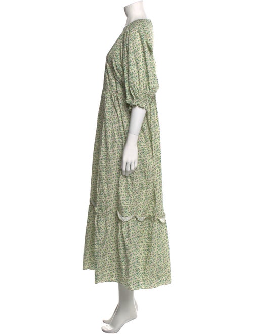 Hunter Bell Floral Print Long Dress