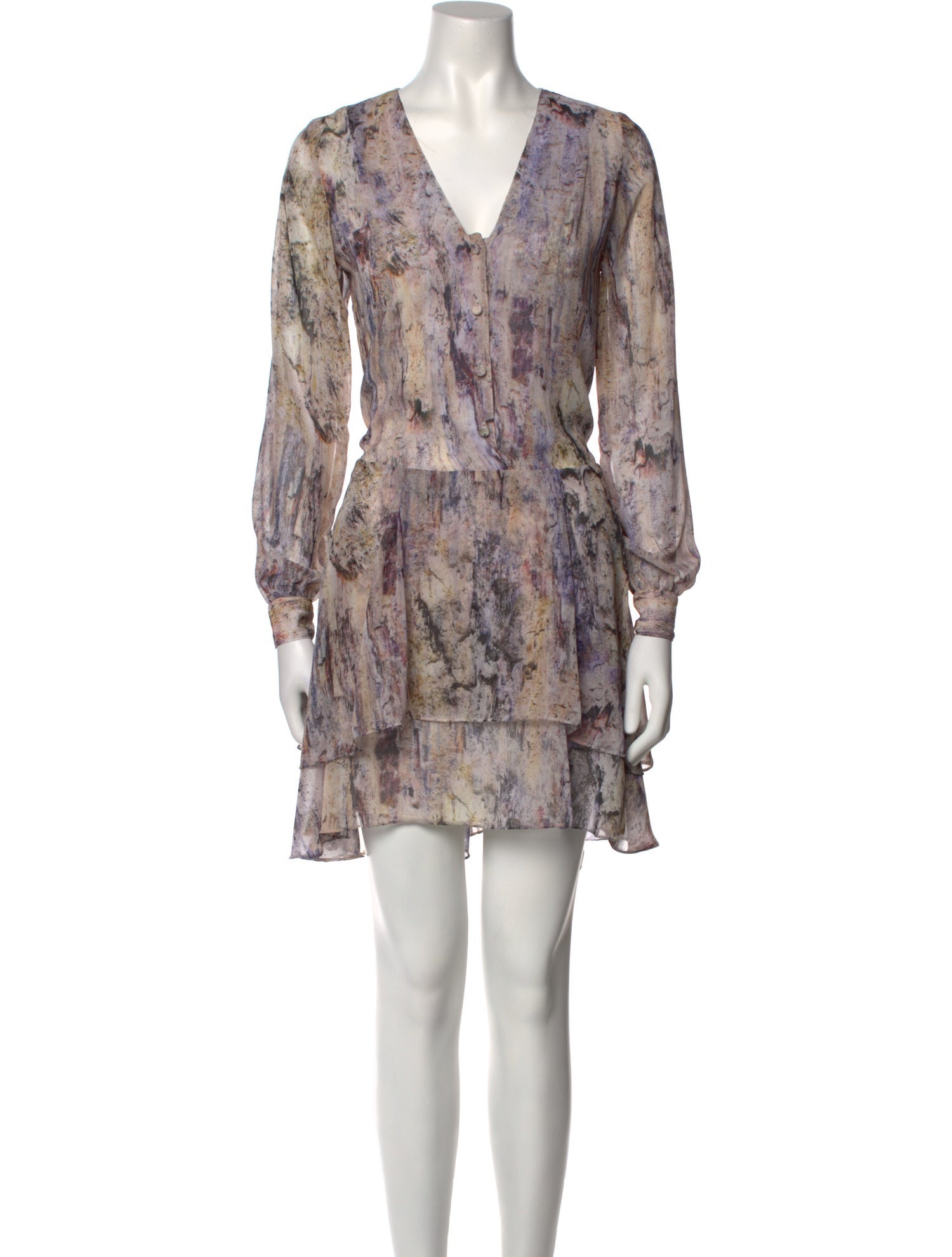 Hunter Bell Floral Print Knee-Length Dress