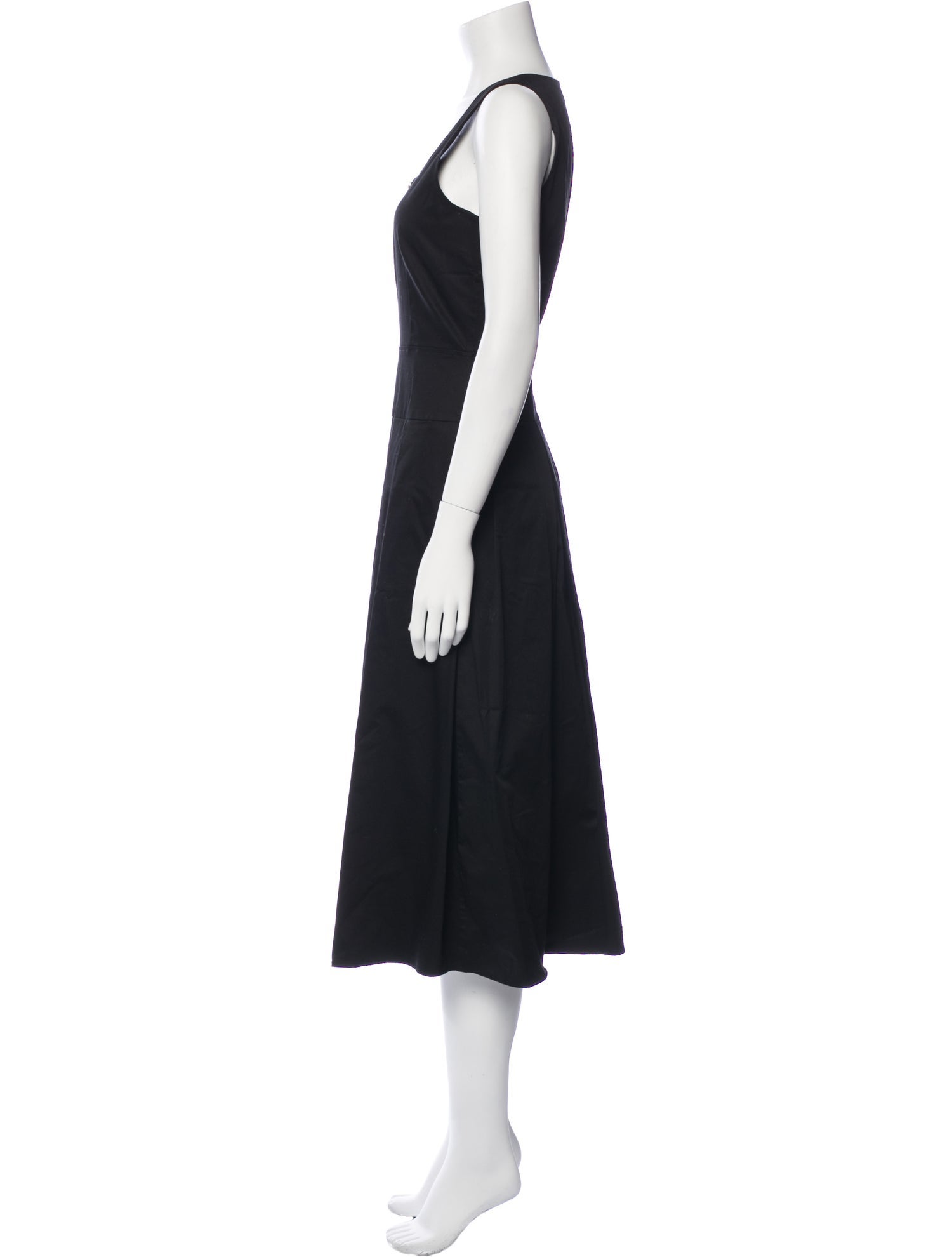 Hunter Bell Scoop Neck Midi Length Dress