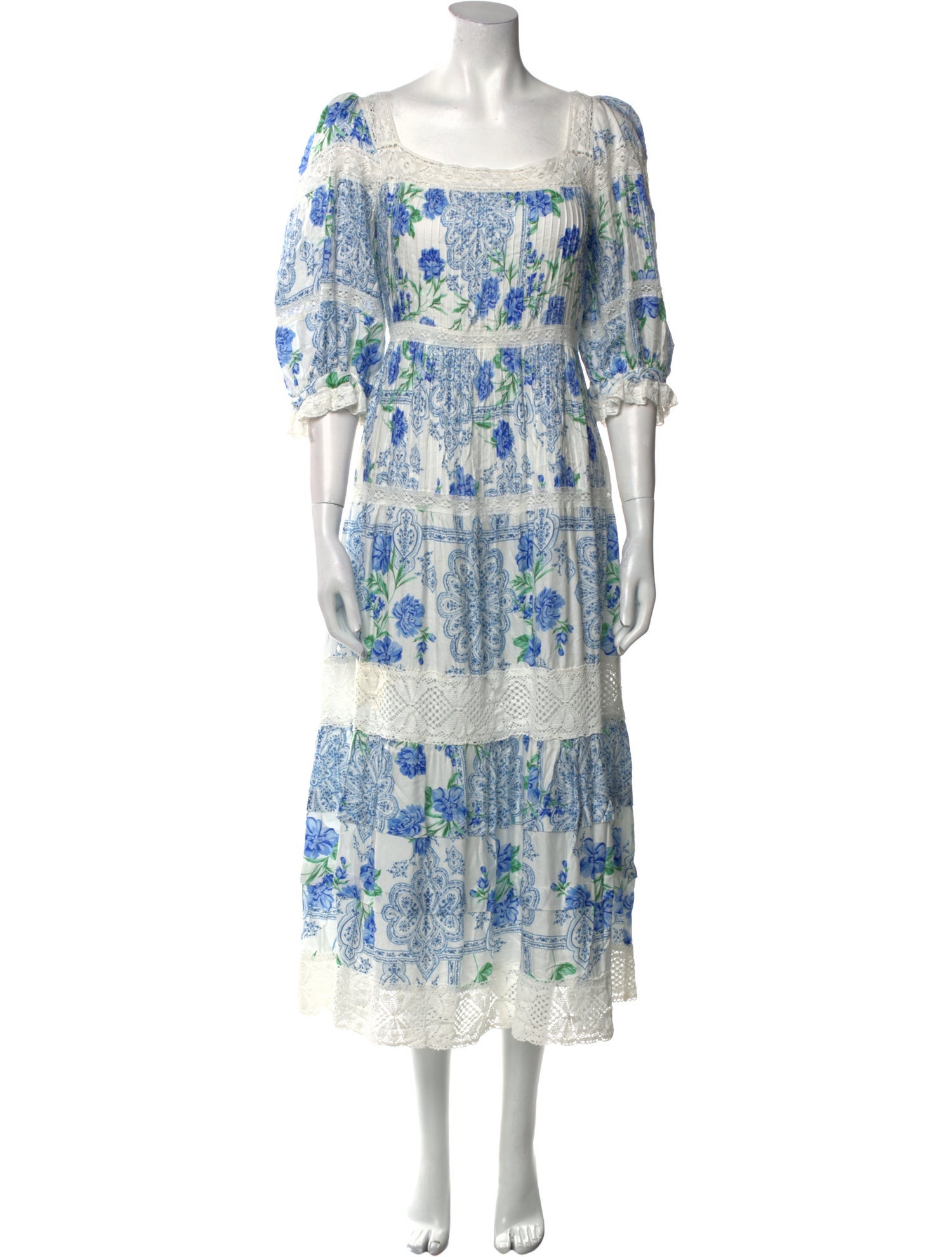 Hunter Bell Floral Print Long Dress