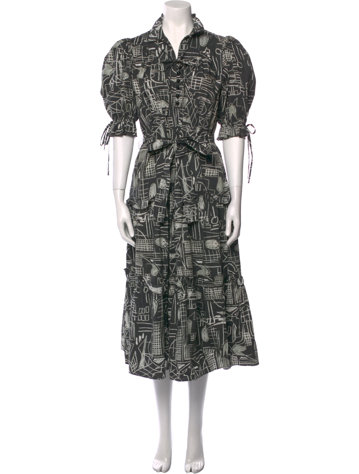 Hunter Bell Printed Long Dress