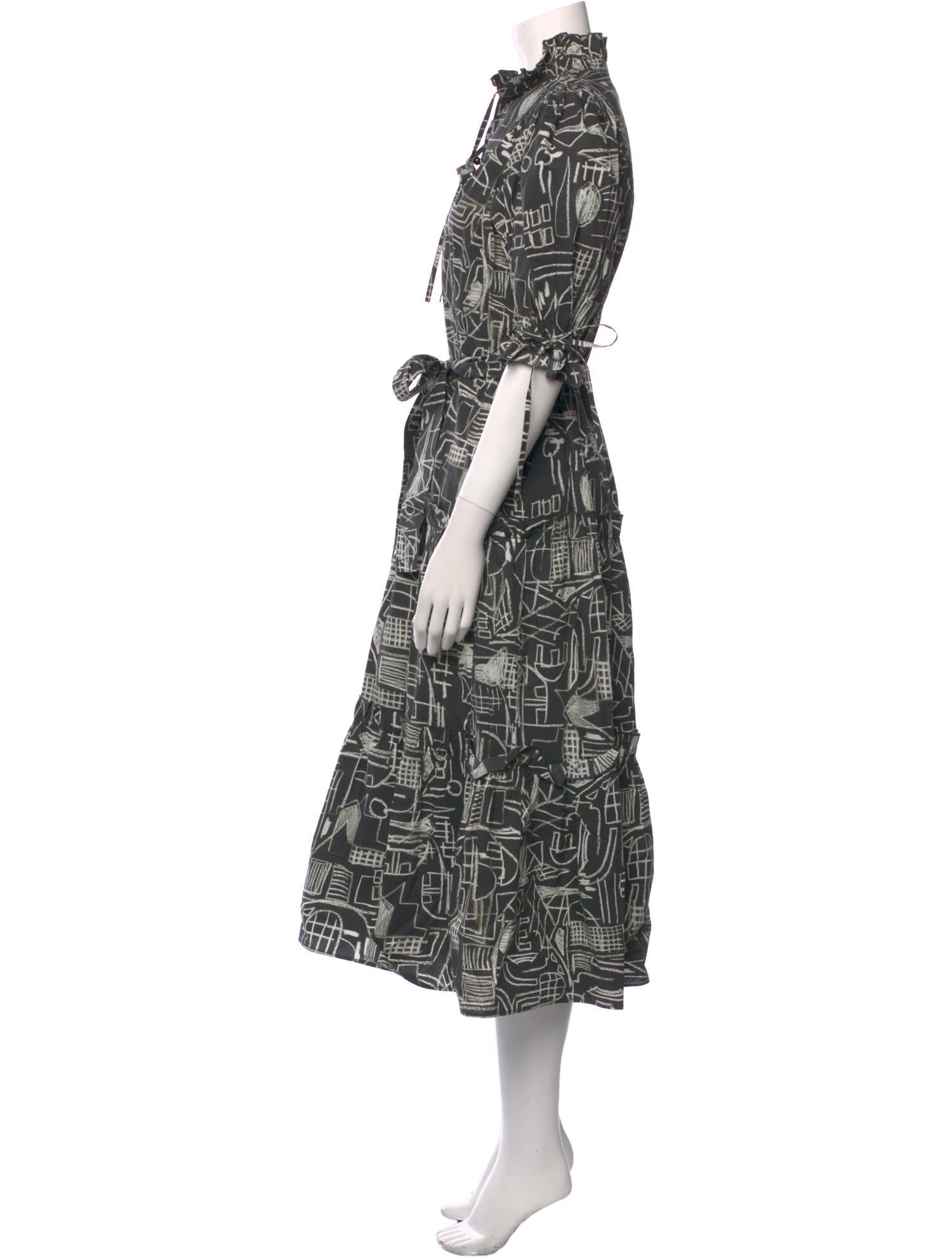 Hunter Bell Printed Long Dress