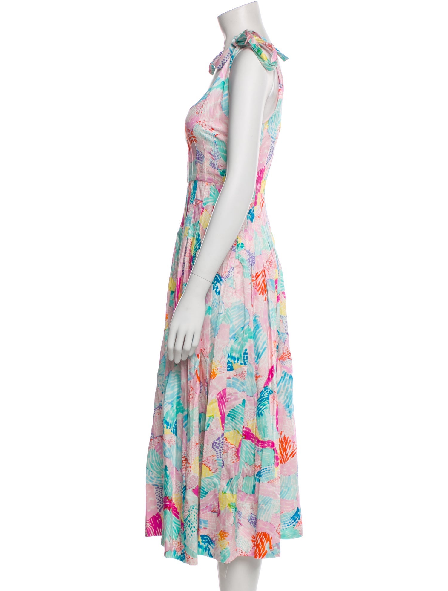 Hunter Bell Floral Print Long Dress w/ Tags