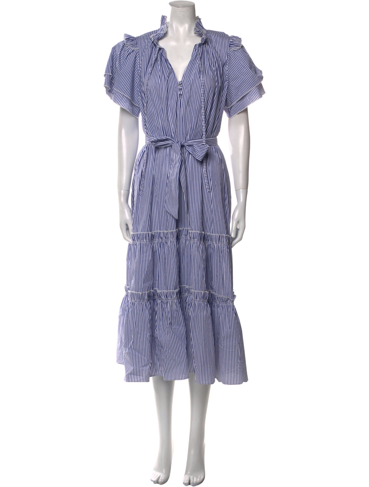 Hunter Bell Striped Long Dress