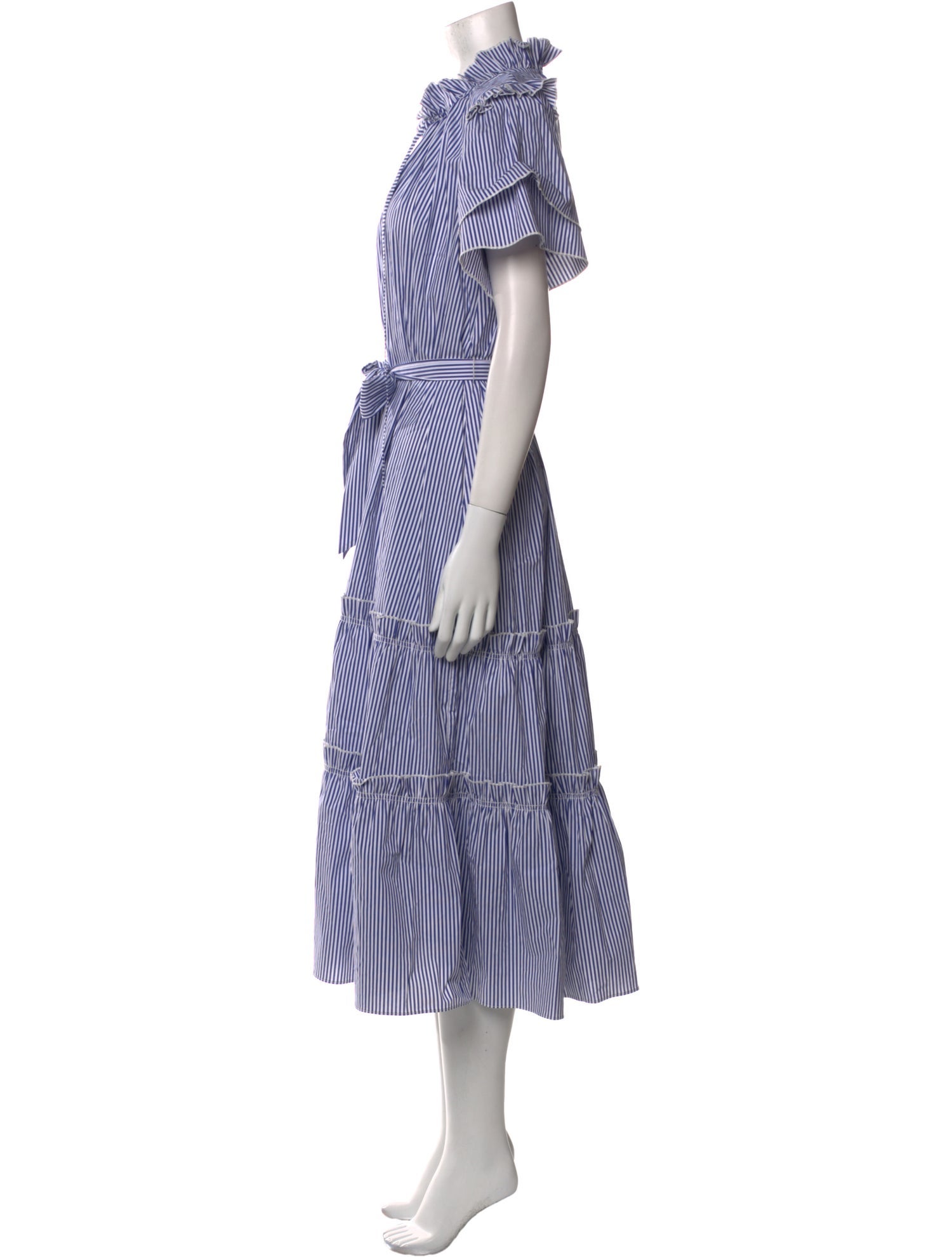 Hunter Bell Striped Long Dress