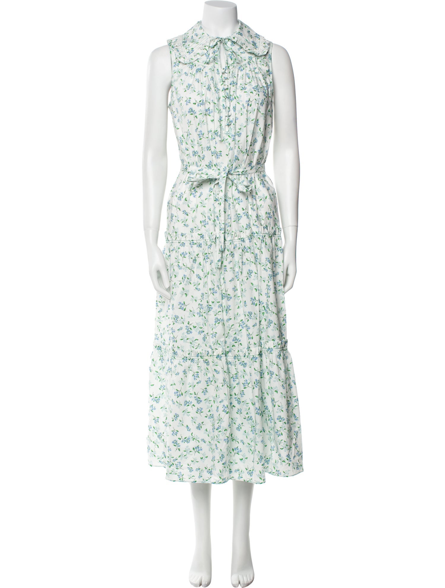 Hunter Bell Floral Print Long Dress