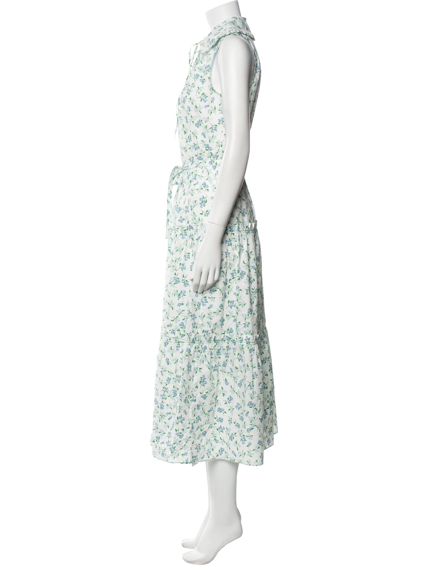 Hunter Bell Floral Print Long Dress
