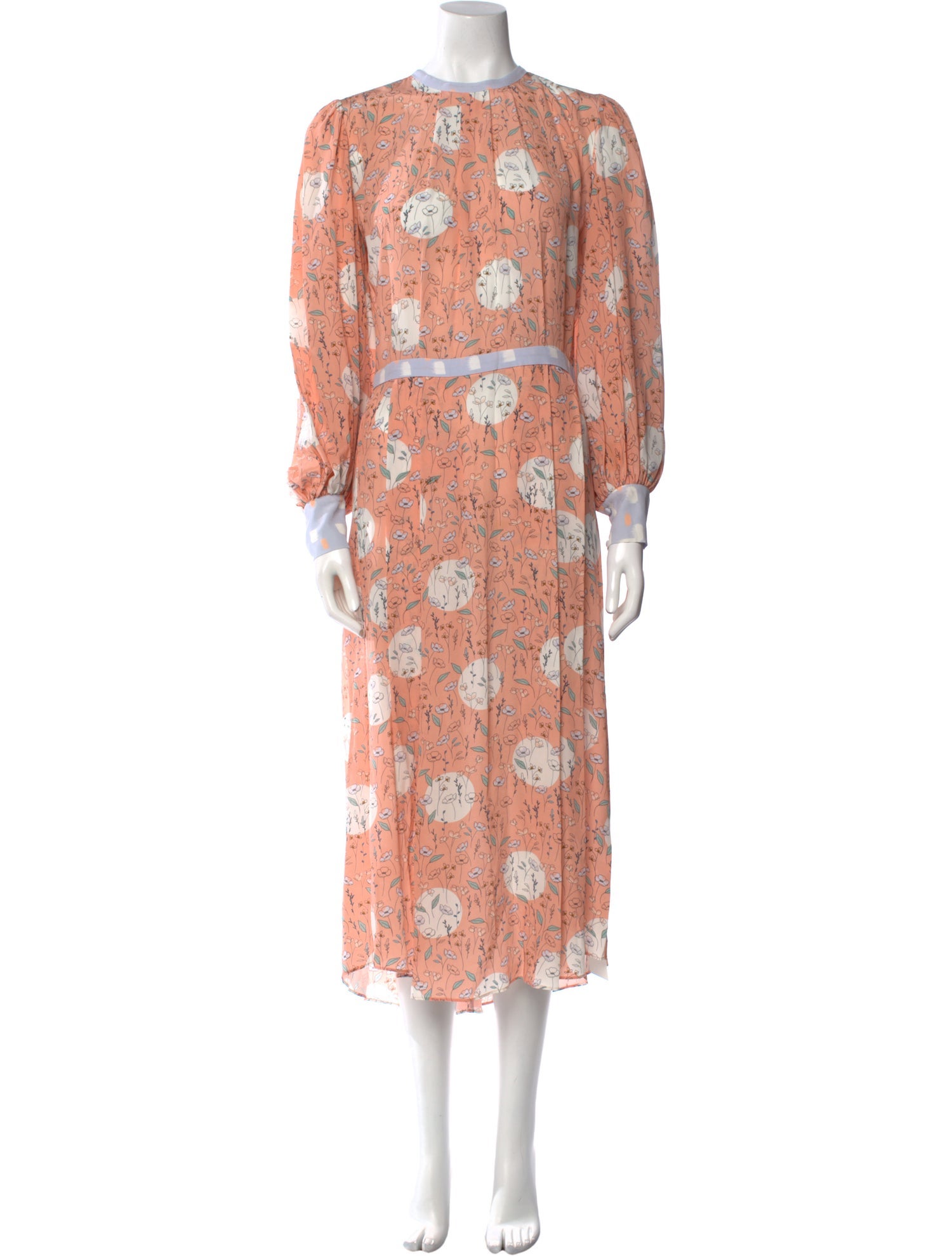 Hunter Bell Silk Long Dress