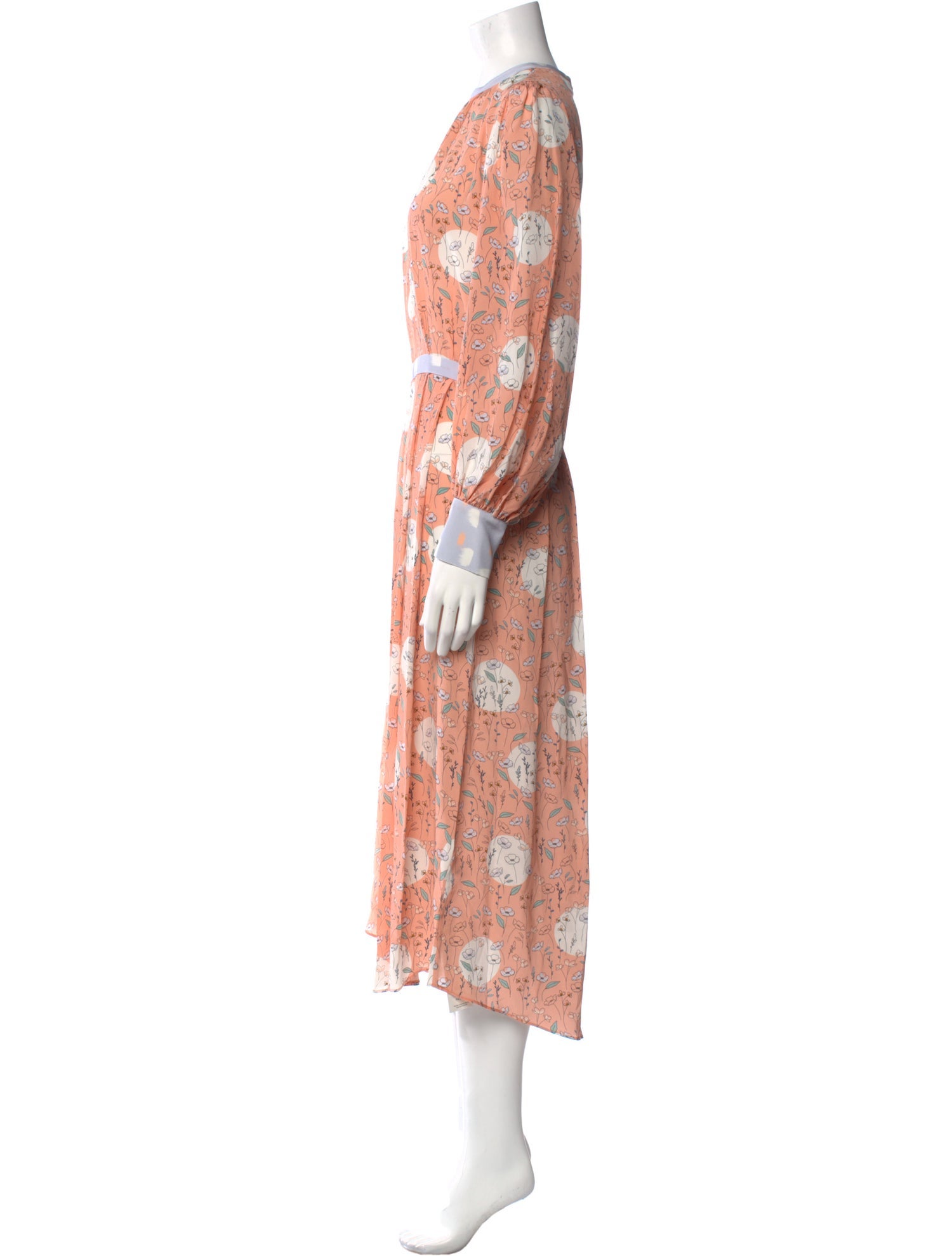 Hunter Bell Silk Long Dress