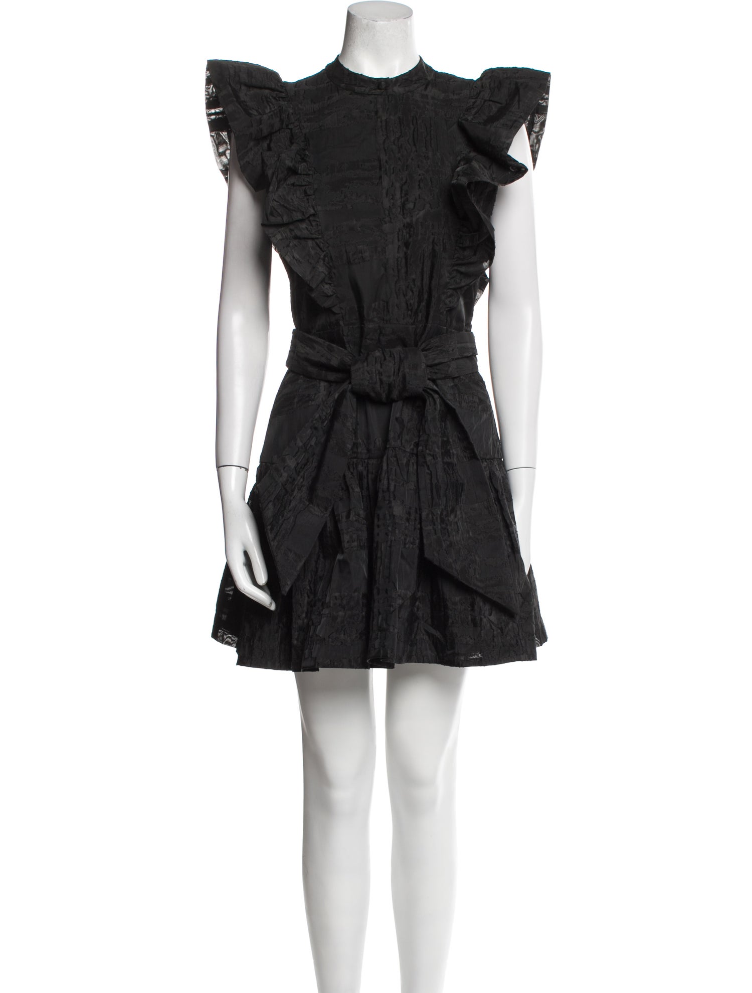 Hunter Bell Mock Neck Mini Dress