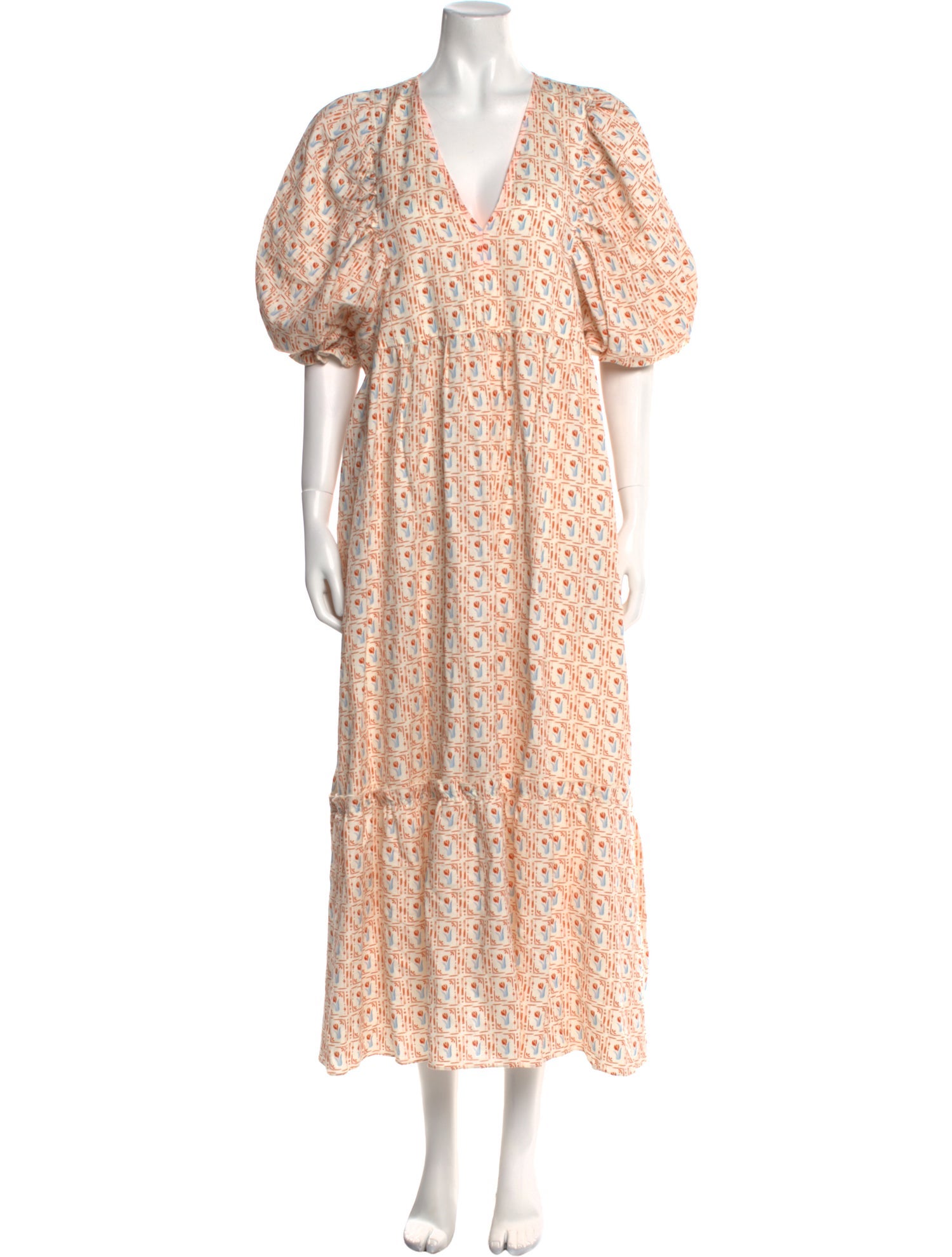 Hunter Bell Floral Print Long Dress