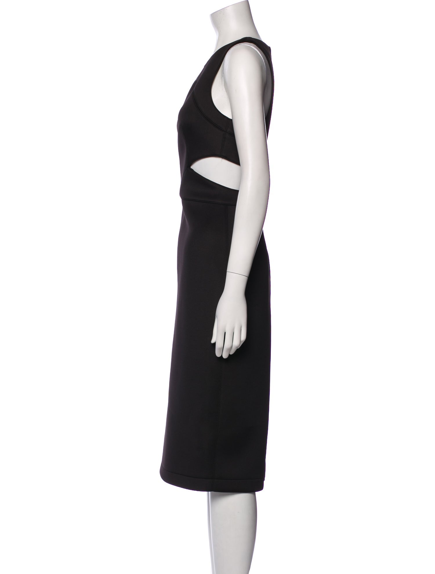Hunter Bell Scoop Neck Midi Length Dress