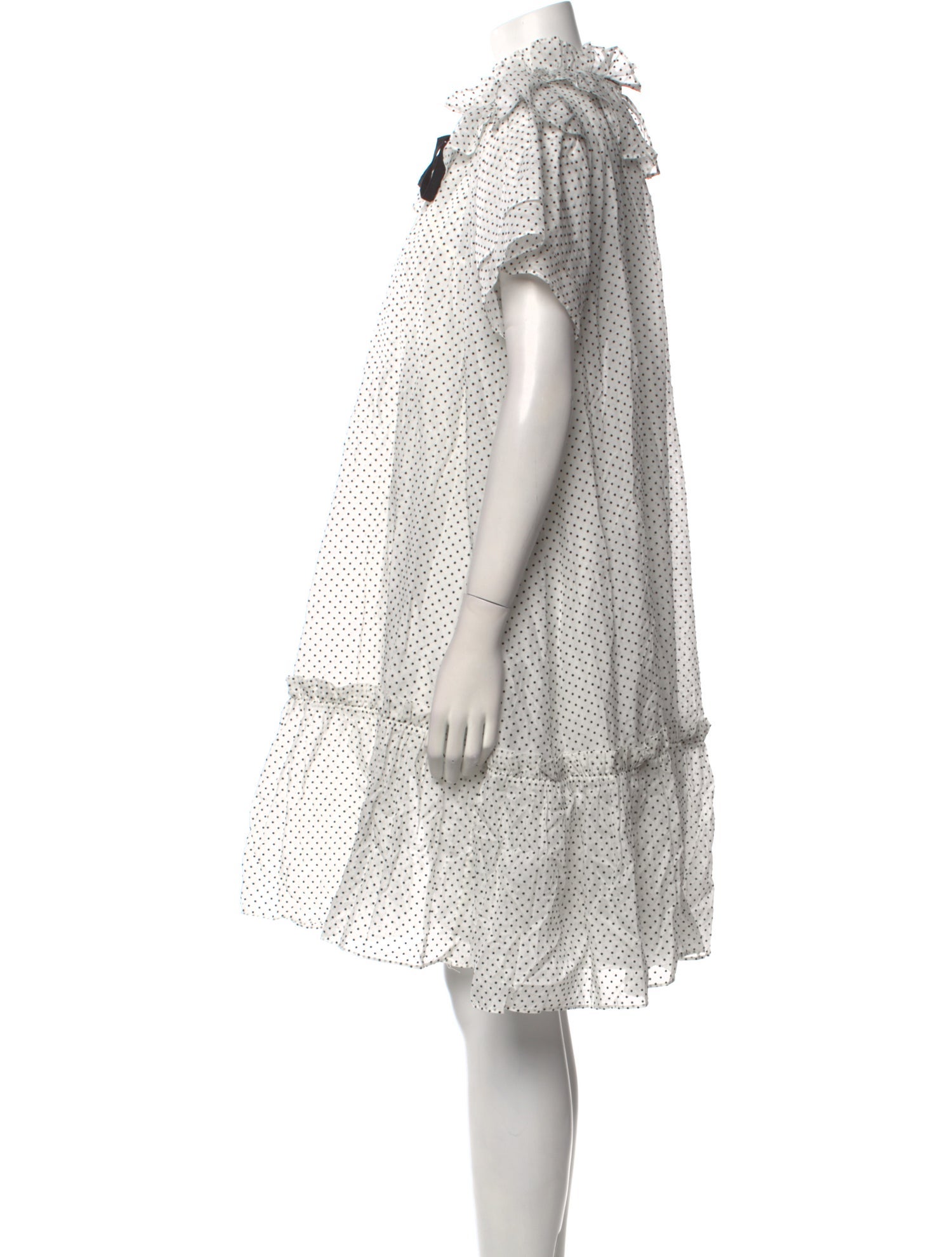 Hunter Bell Polka Dot Print Mini Dress