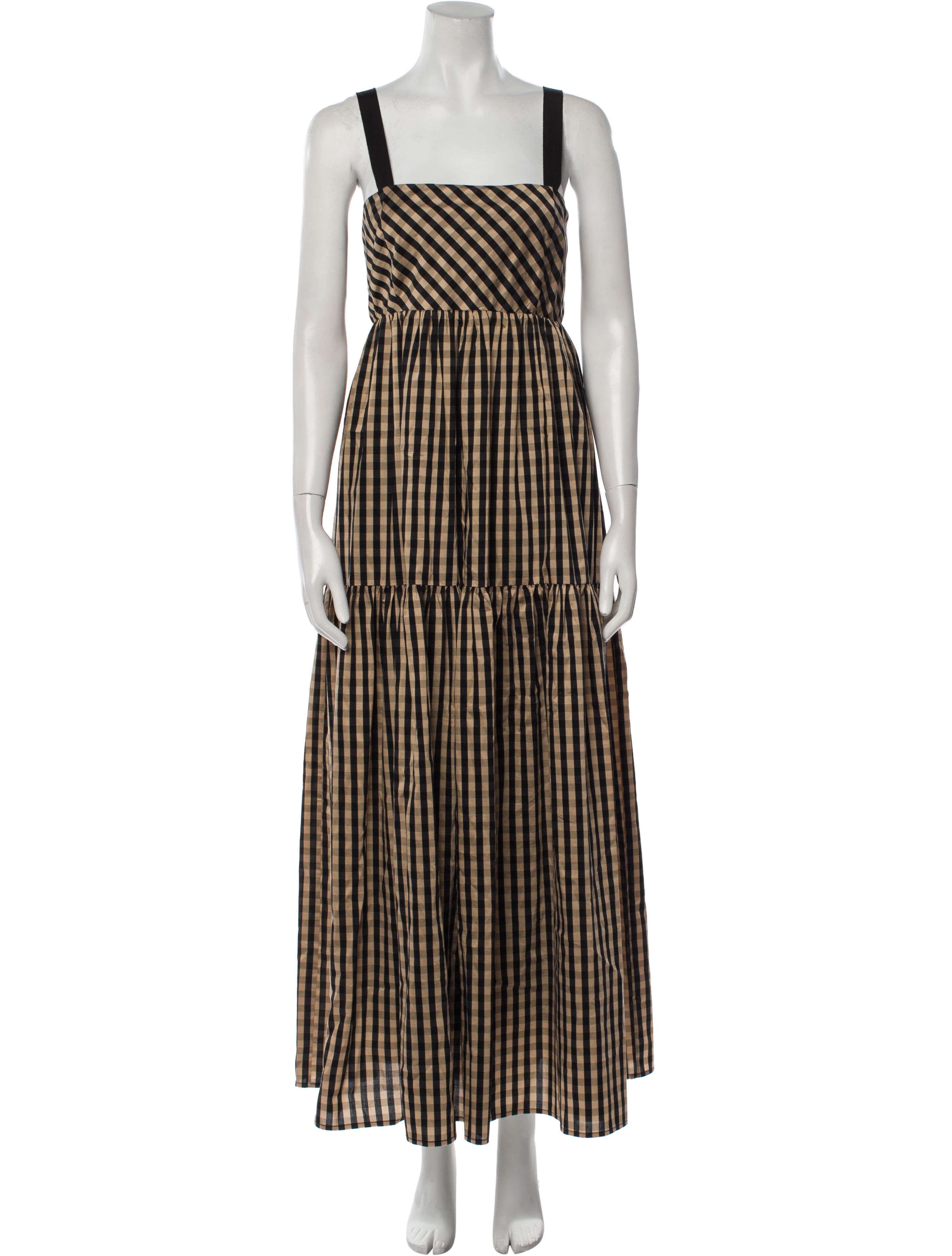 Diane von Furstenberg Layla Metallic-Accented Dress - Brown