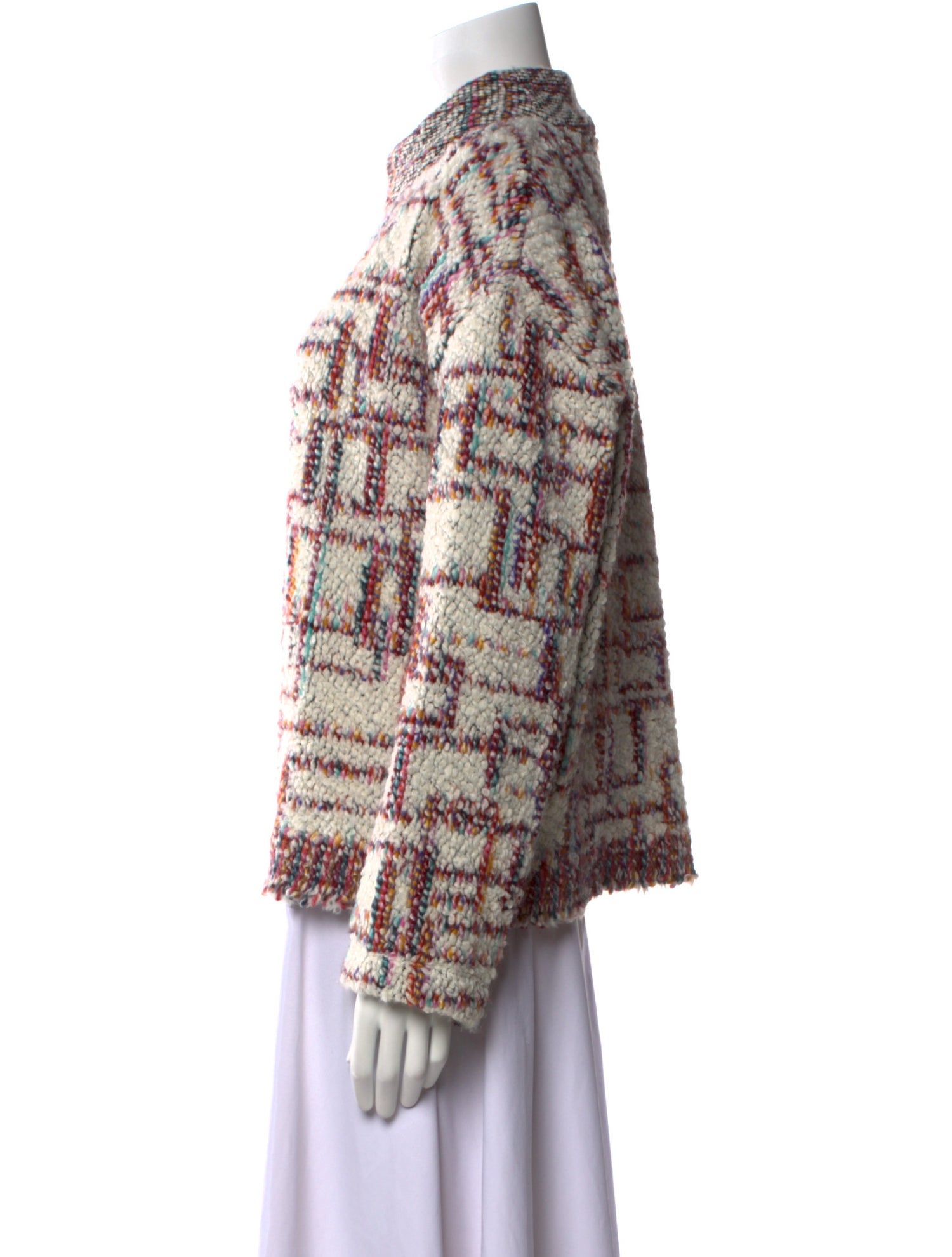 Hunter Bell Printed Mock Neck Sweater