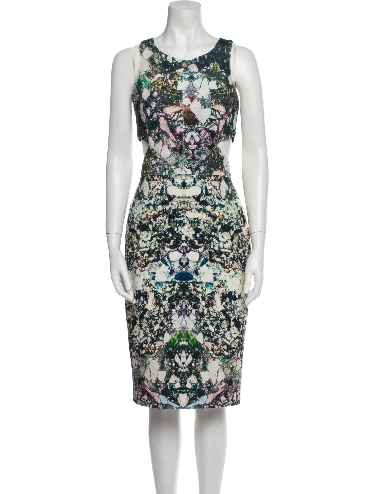 Hunter Bell Floral Print Knee-Length Dress