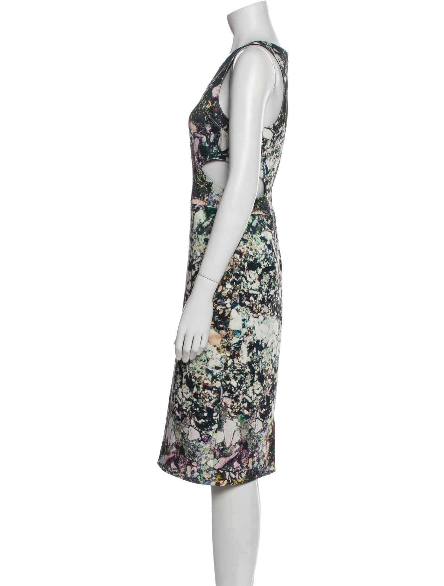 Hunter Bell Floral Print Knee-Length Dress