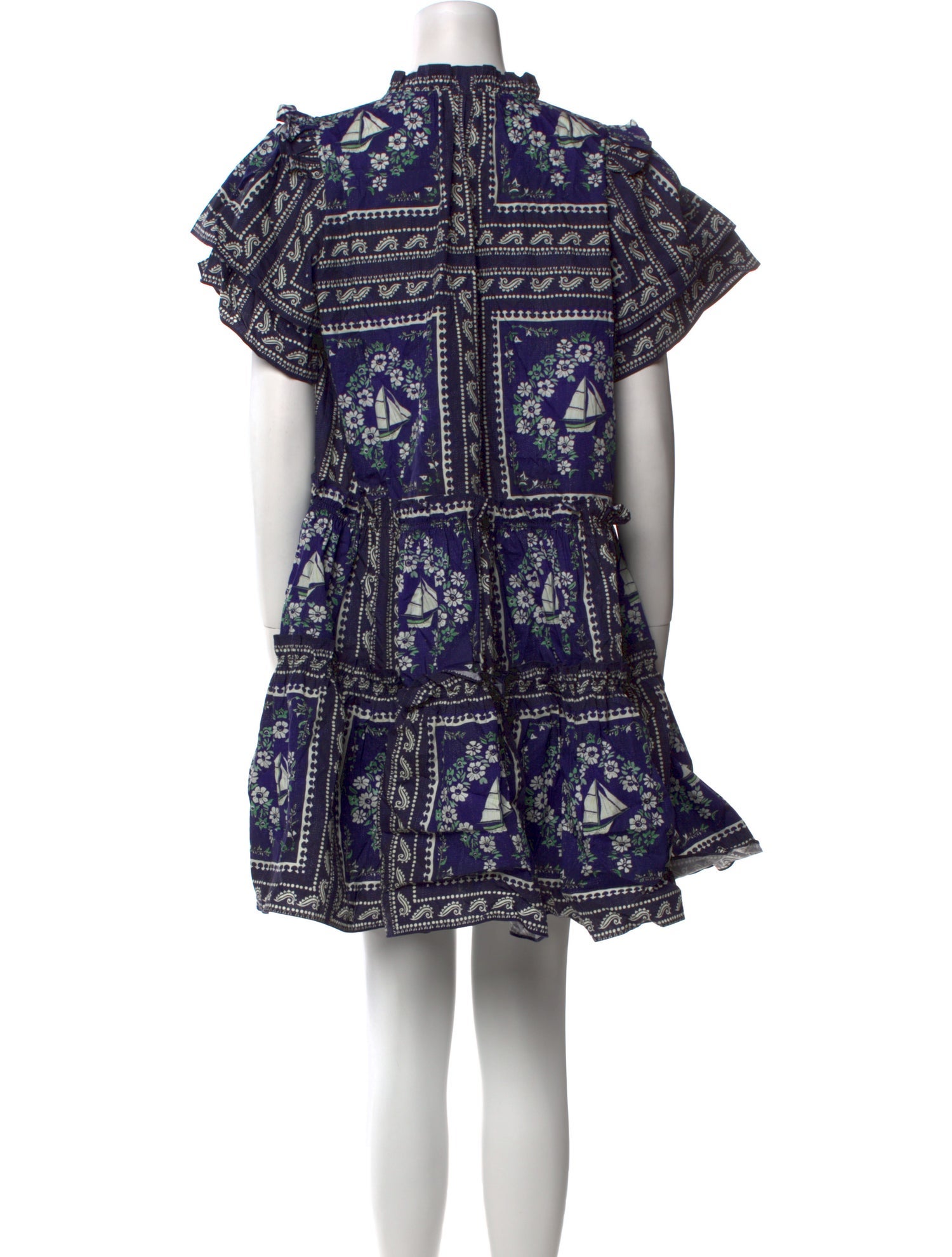 Hunter Bell Paisley Print Mini Dress