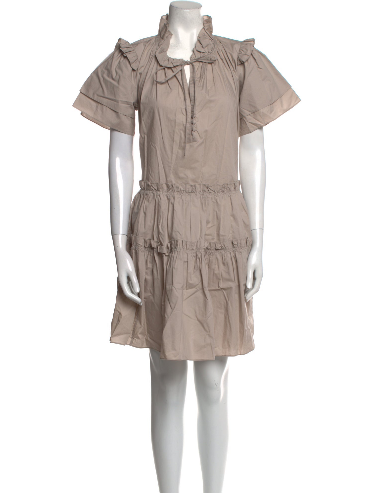 Hunter Bell Mock Neck Mini Dress