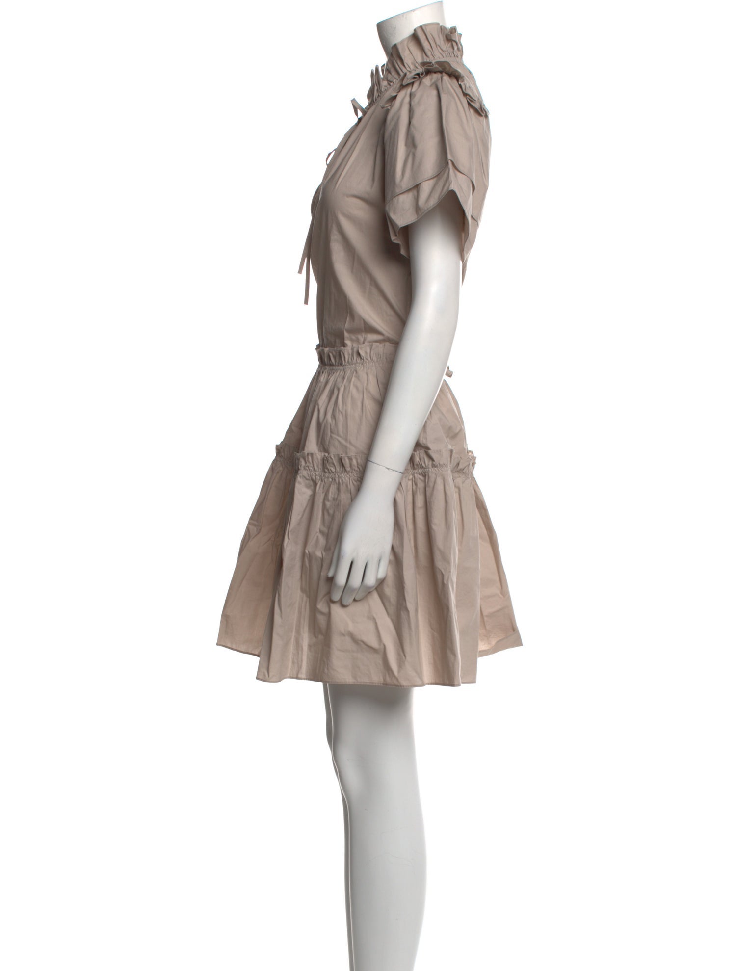 Hunter Bell Mock Neck Mini Dress