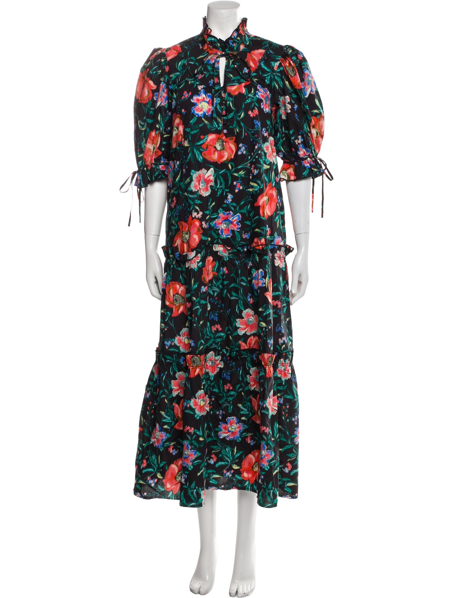 Hunter Bell Silk Long Dress