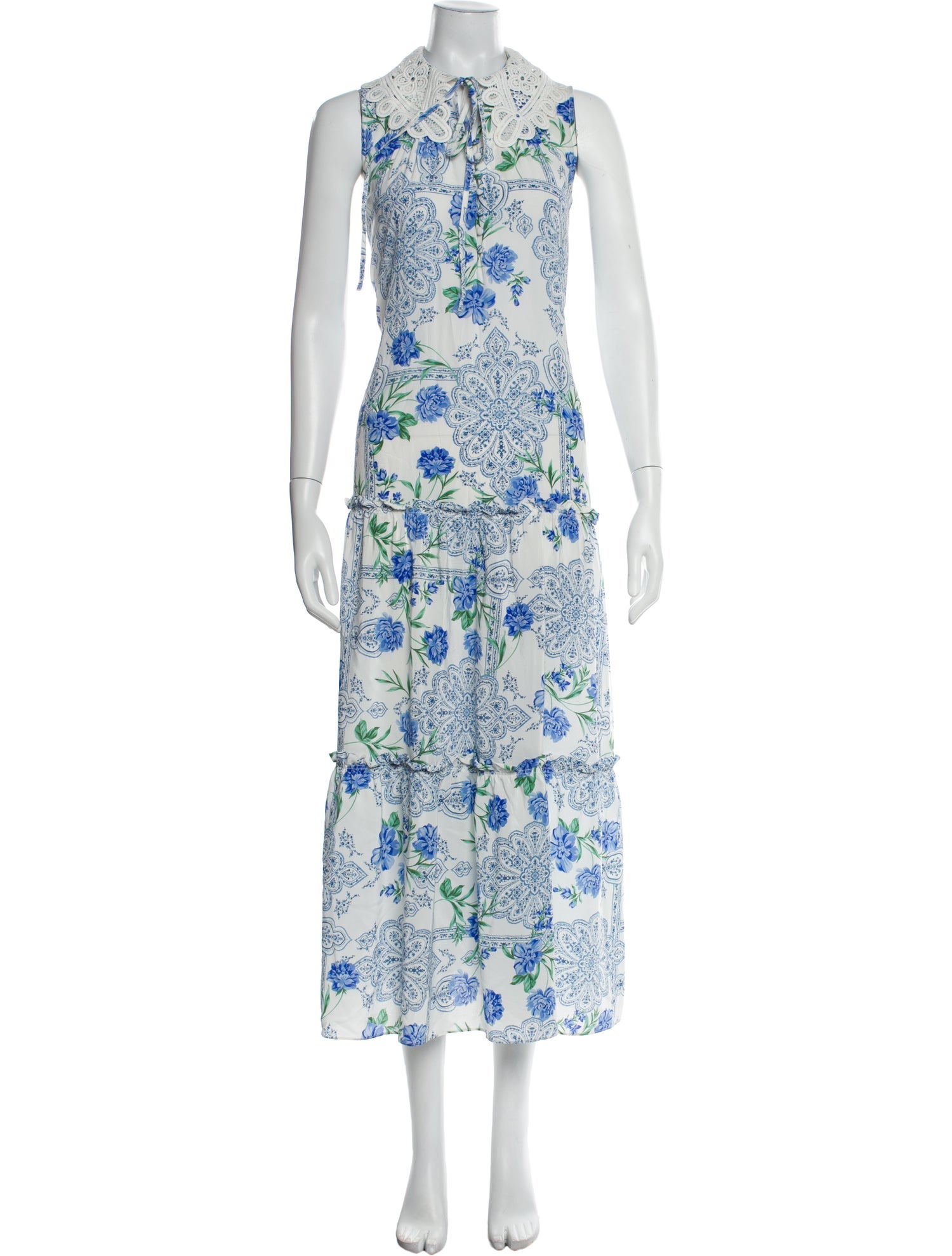 Hunter Bell Silk Long Dress