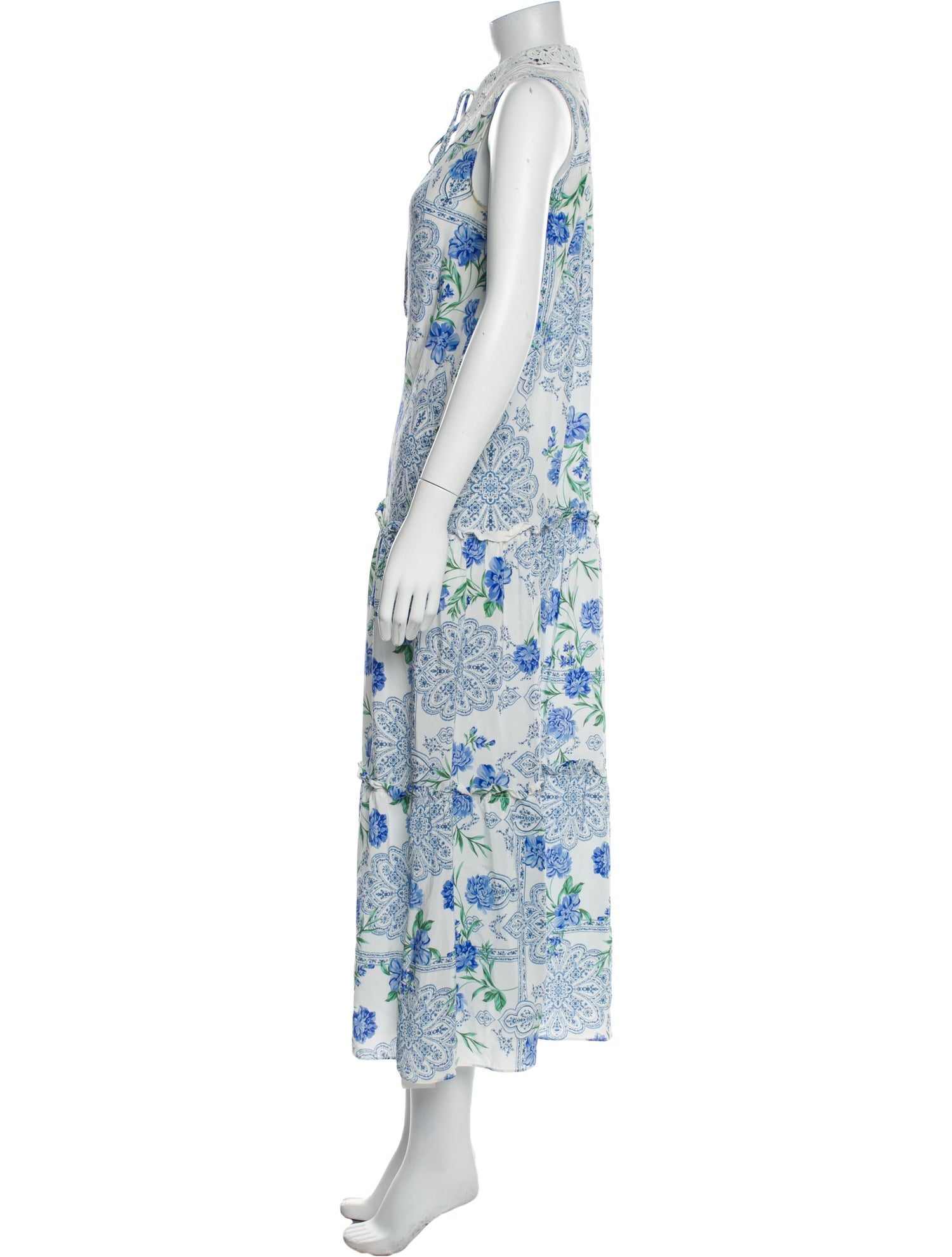 Hunter Bell Silk Long Dress