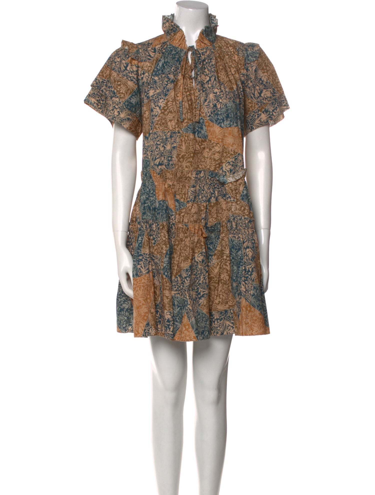 Hunter Bell Printed Mini Dress