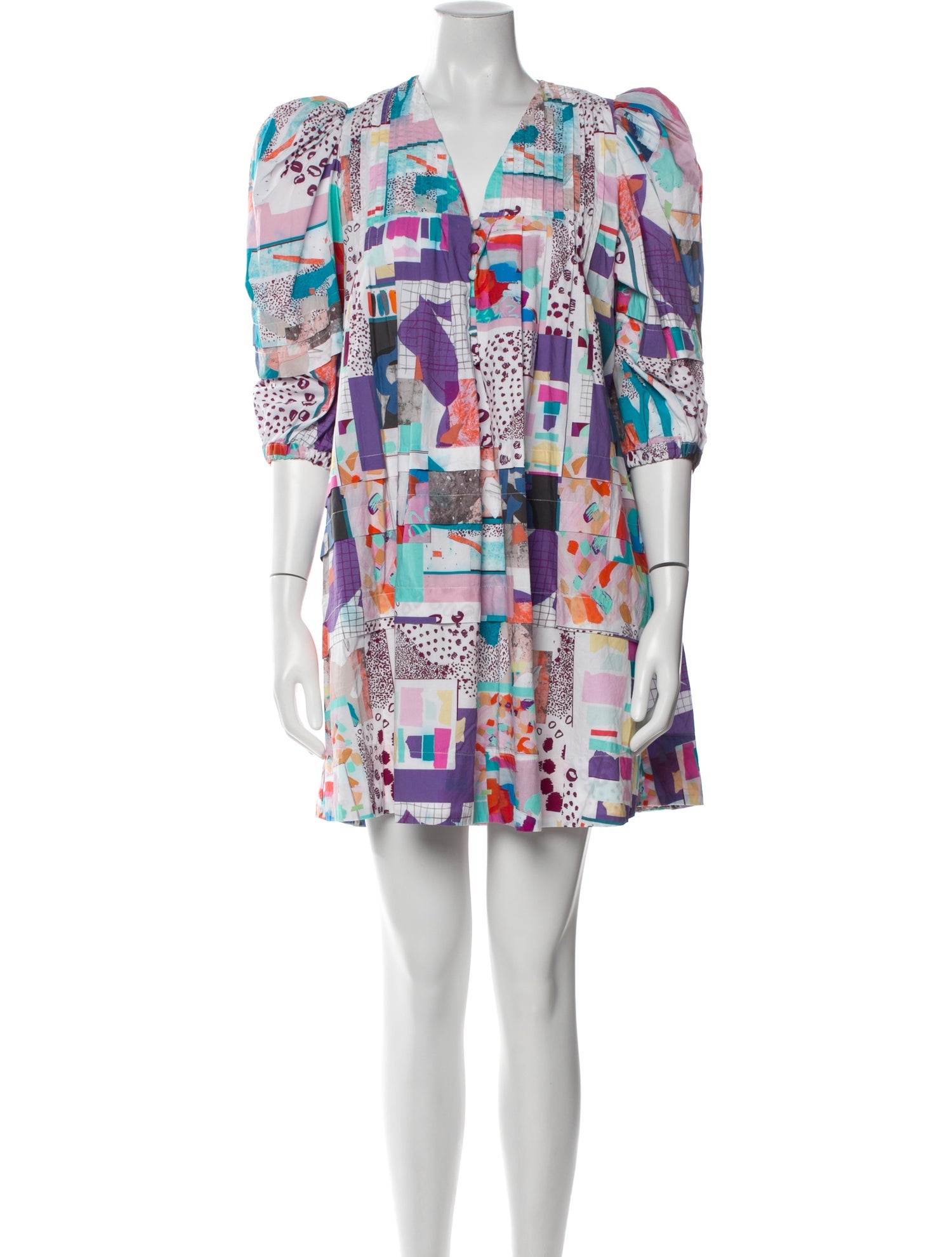 Hunter Bell Printed Mini Dress