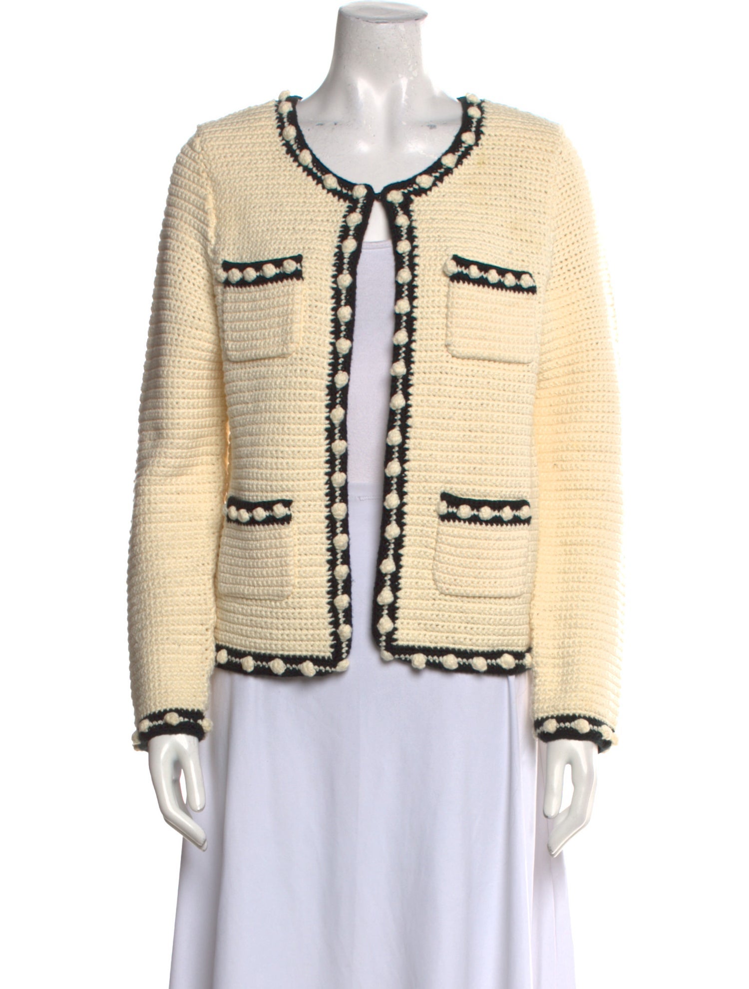 Hunter Bell Patterned Crew Neck Sweater