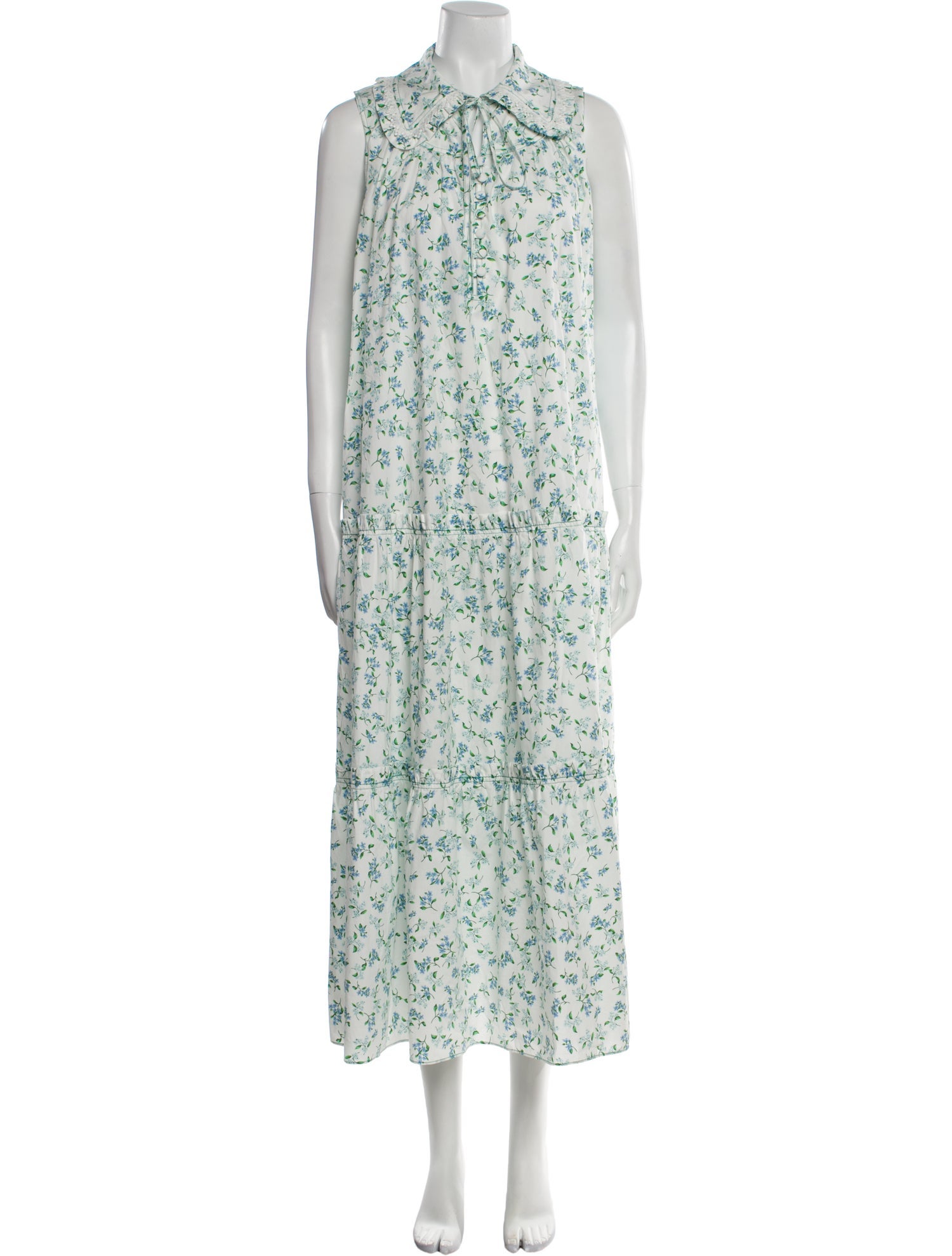 Hunter Bell Floral Print Long Dress