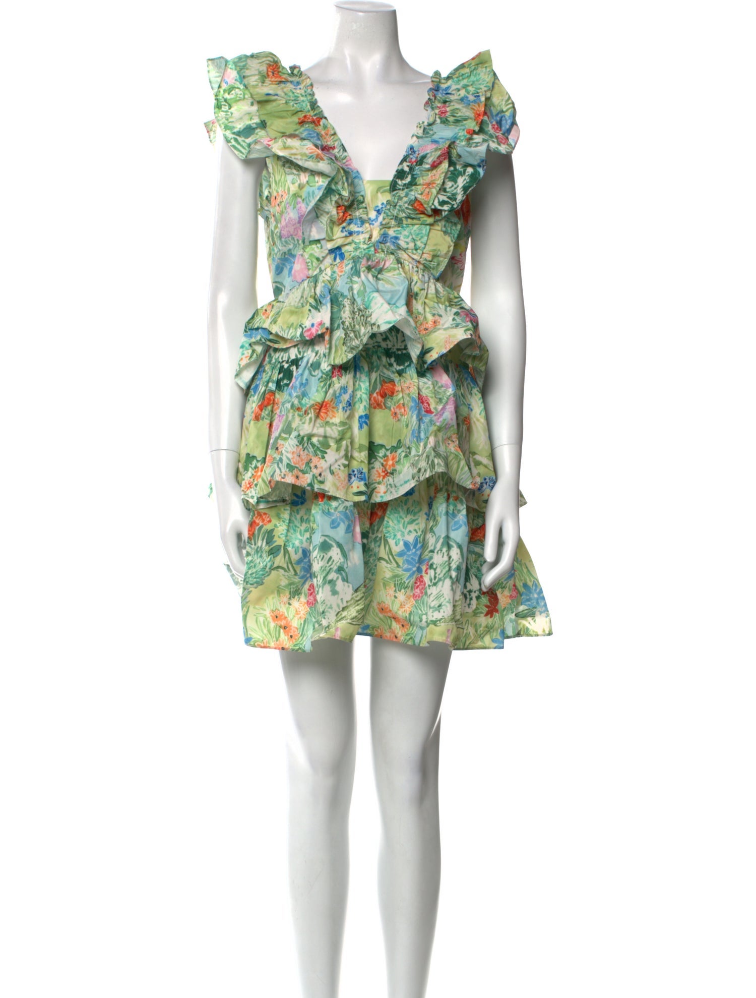 Hunter Bell Floral Print Mini Dress