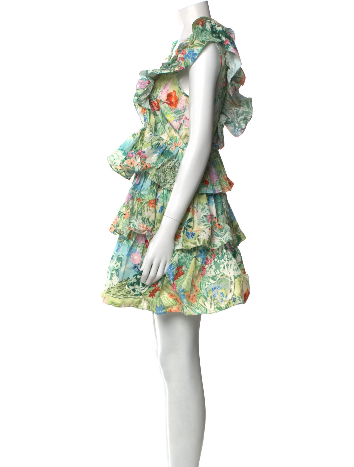 Hunter Bell Floral Print Mini Dress