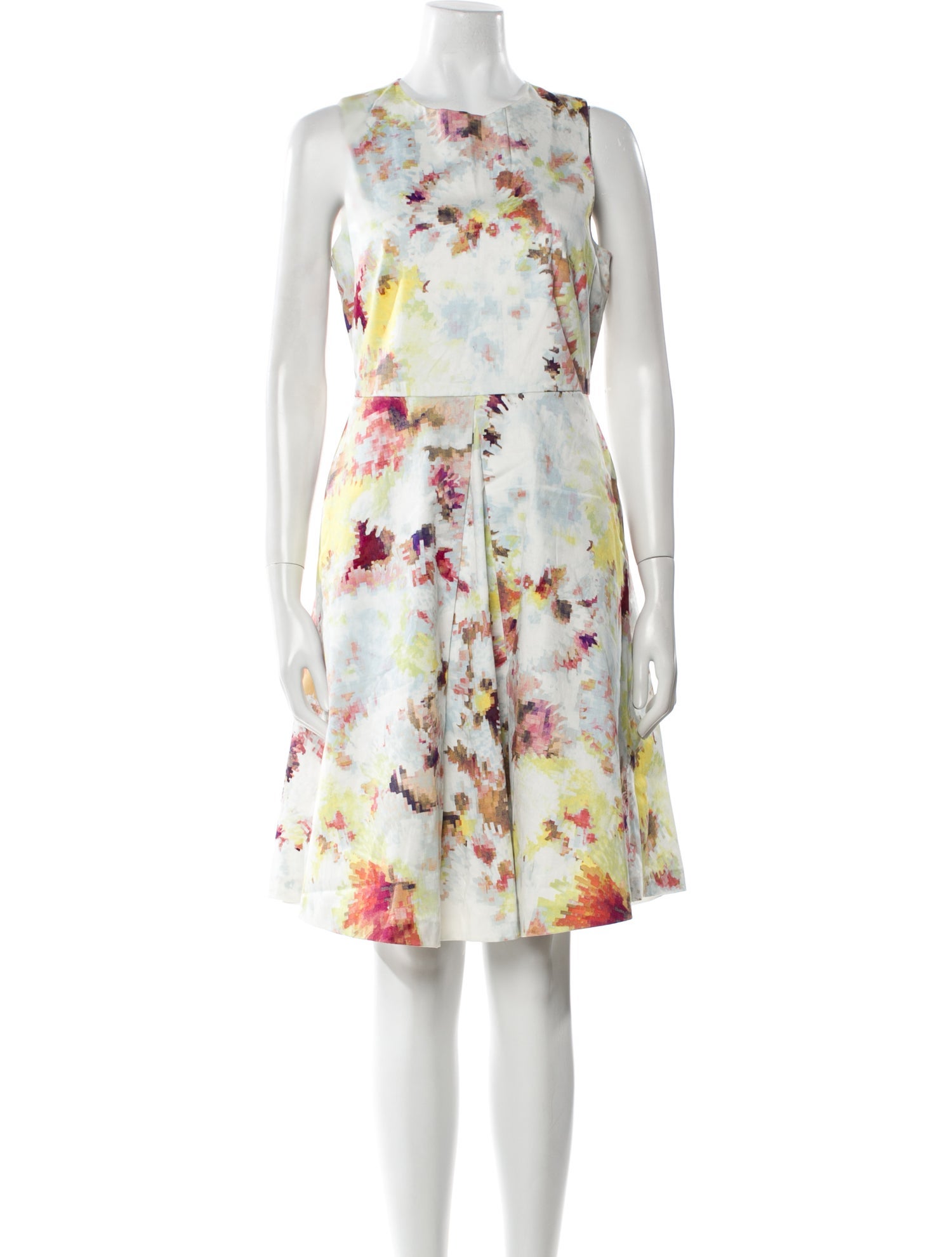 Hunter Bell Floral Print Knee-Length Dress