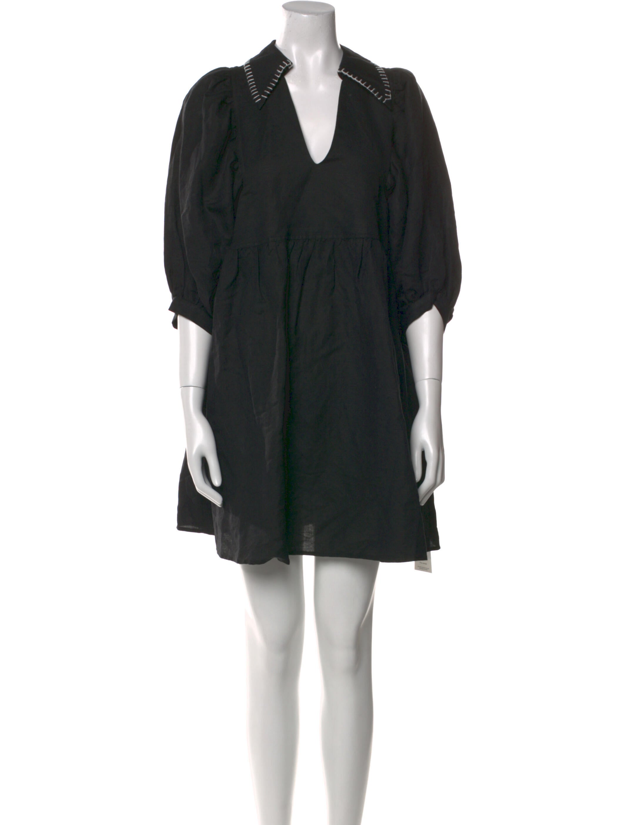 Hunter Bell Linen Mini Dress