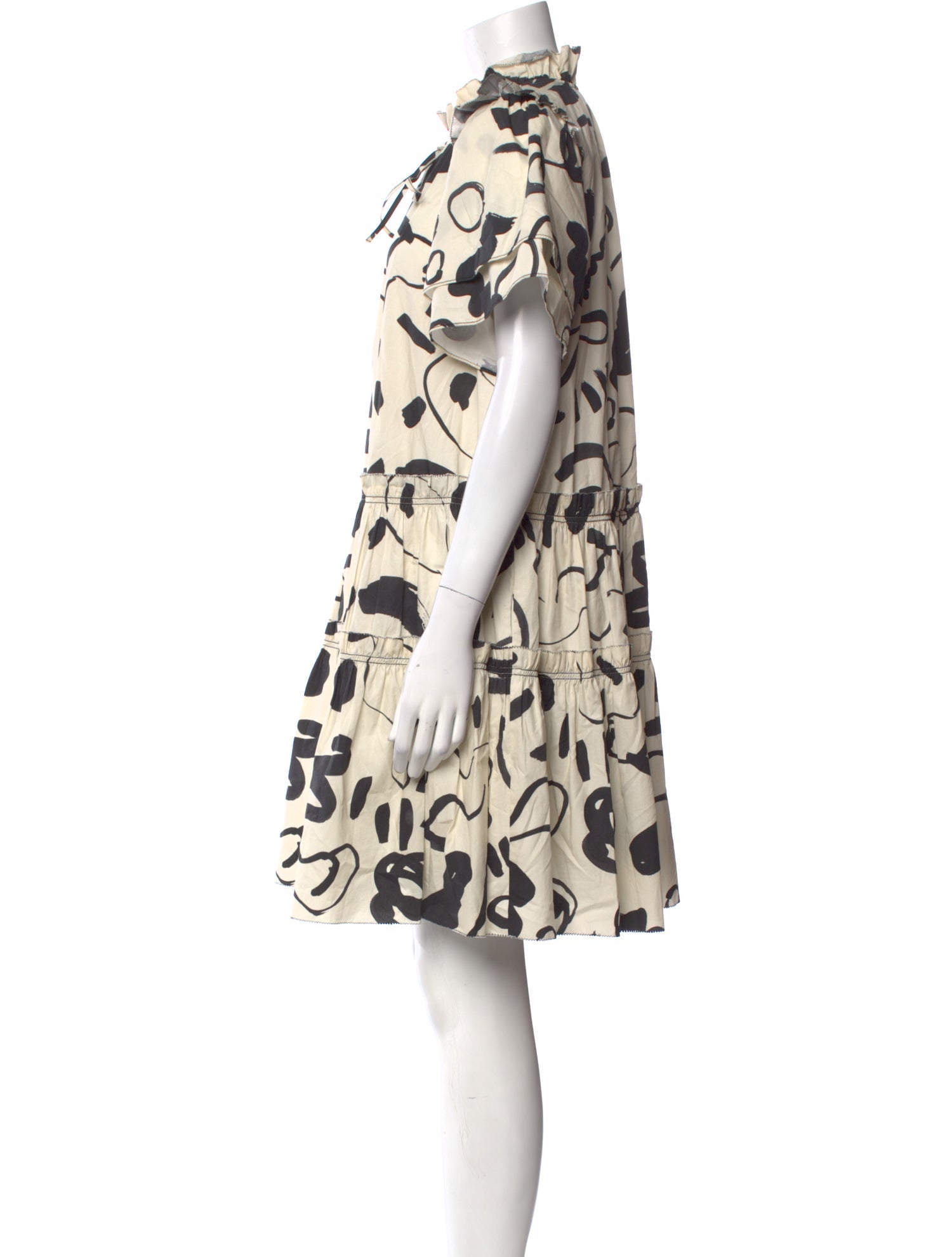 Hunter Bell Printed Knee-Length Dress